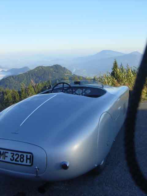 BMW Roadster auf dem Rossfeld