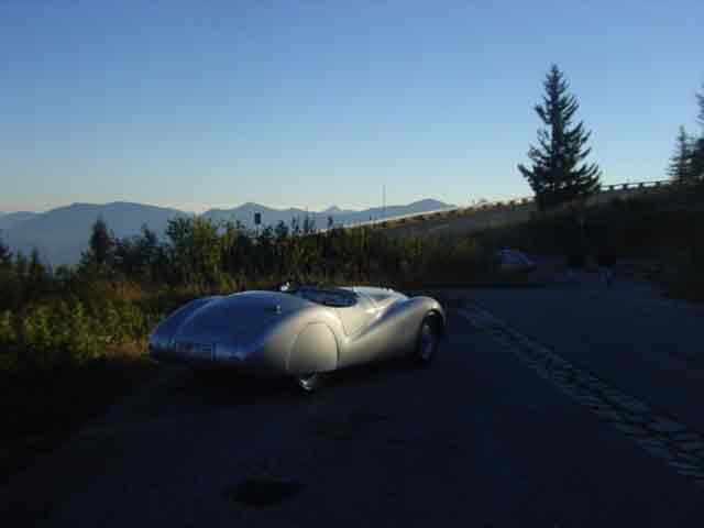 BMW Roadster auf dem Rossfeld