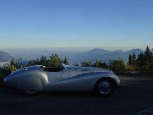 BMW Roadster auf dem Rossfeld