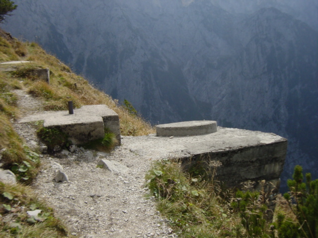 Ehemalige Flugabwehrstellung auf dem Kehlsteingipfel